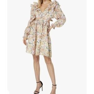 En Saison Floral Eyelet Minidress Size Large New With Tags